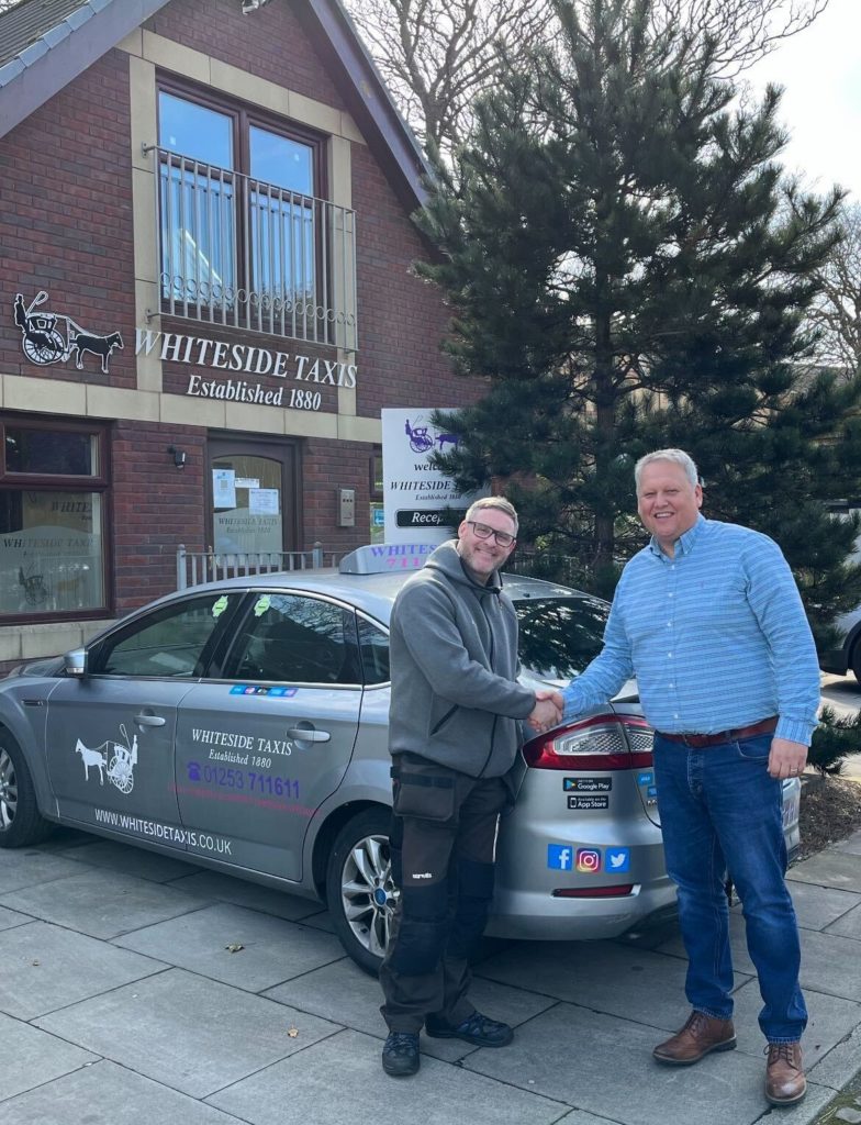 Whiteside Taxis, Lytham St Anne’s joins the Taxi Alliance