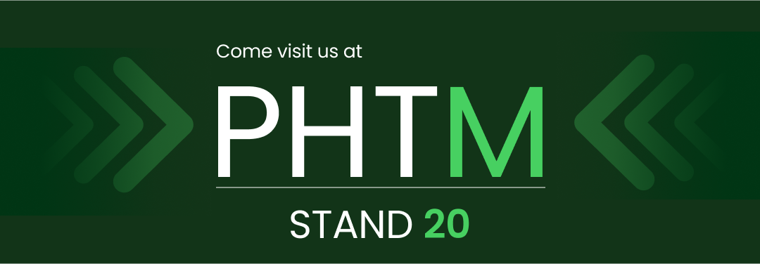We will be at Stand 20 at PHTM Expo