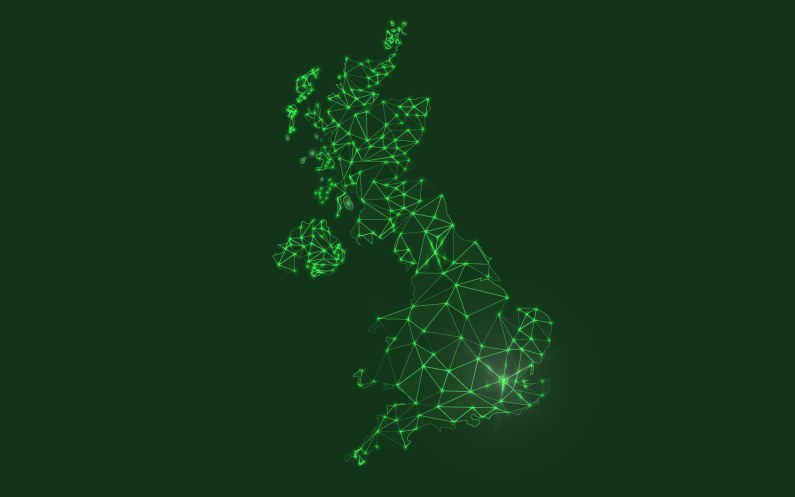 UK line graphic